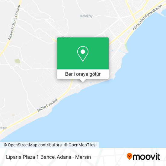 Liparis Plaza 1 Bahce harita