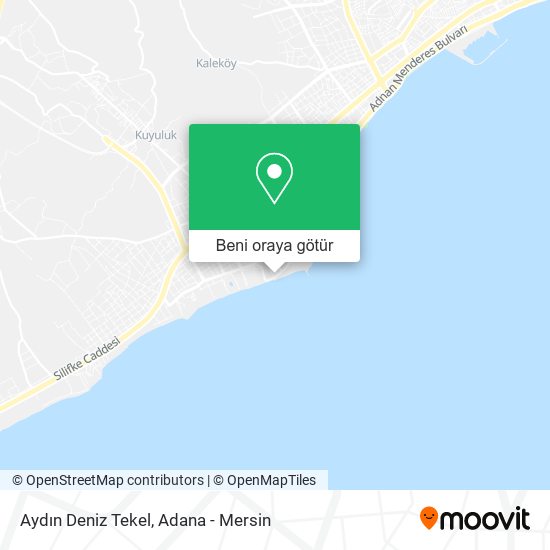 Aydın Deniz Tekel harita