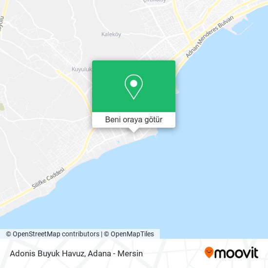 Adonis Buyuk Havuz harita