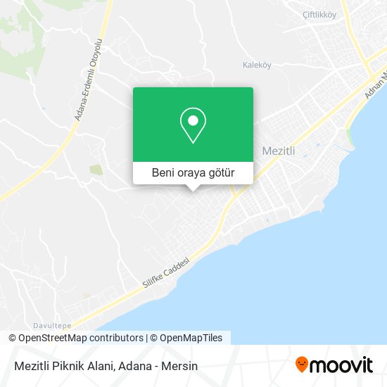 Mezitli Piknik Alani harita