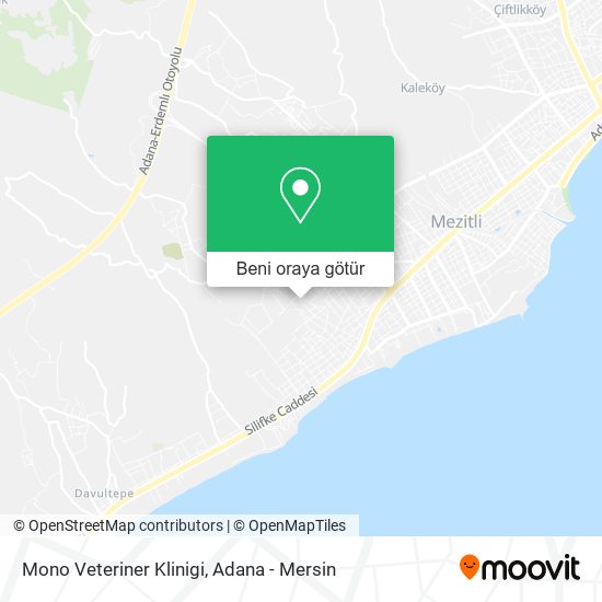 Mono Veteriner Klinigi harita