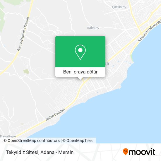 Tekyıldız Sitesi harita