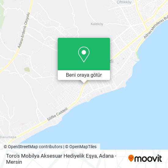 Toro's Mobilya Aksesuar Hediyelik Eşya harita