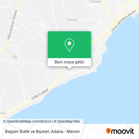 Begüm Butik ve Bijuteri harita