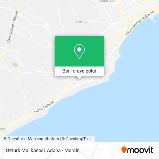 Öztürk Malikanesi harita