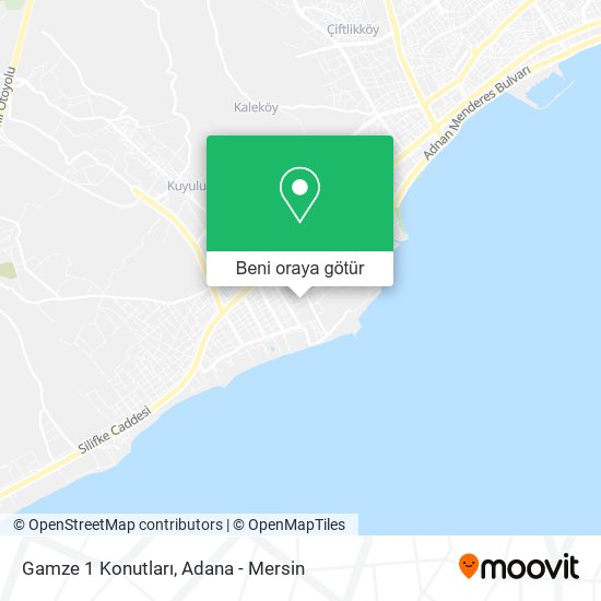 Gamze 1 Konutları harita