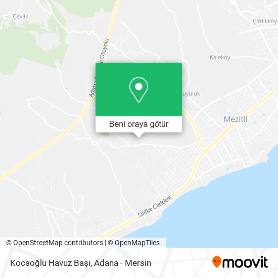 Kocaoğlu Havuz Başı harita