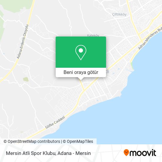 Mersin Atli Spor Klubu harita