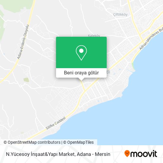 N.Yücesoy İnşaat&Yapı Market harita