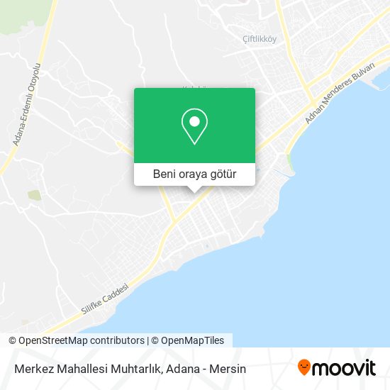 Merkez Mahallesi Muhtarlık harita
