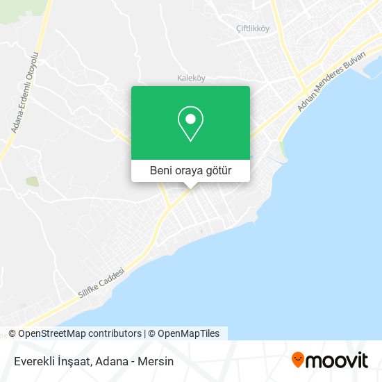 Everekli İnşaat harita