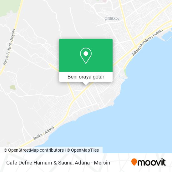 Cafe Defne Hamam & Sauna harita