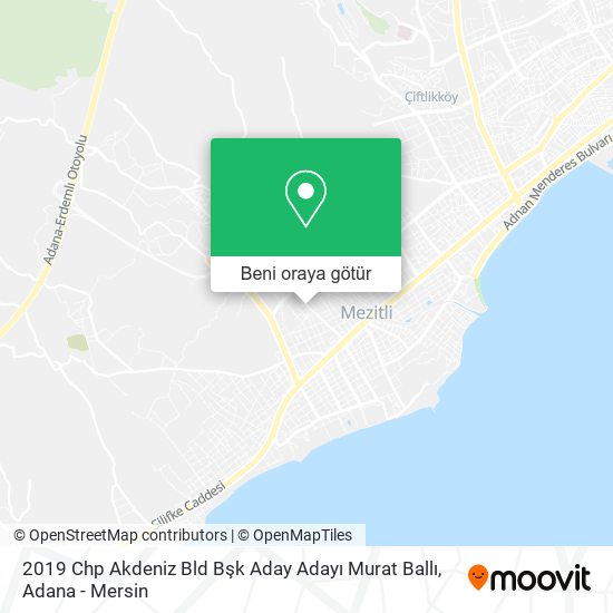 2019 Chp Akdeniz Bld Bşk Aday Adayı Murat Ballı harita