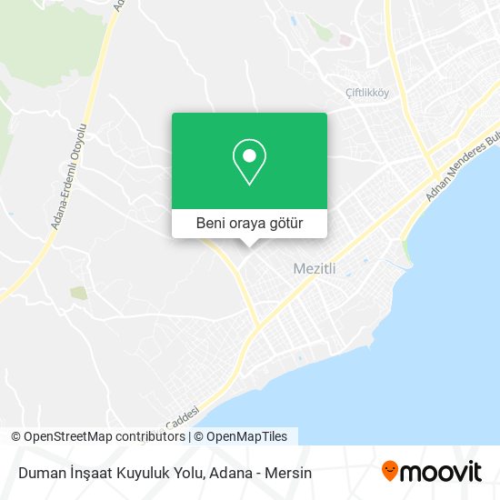 Duman İnşaat Kuyuluk Yolu harita