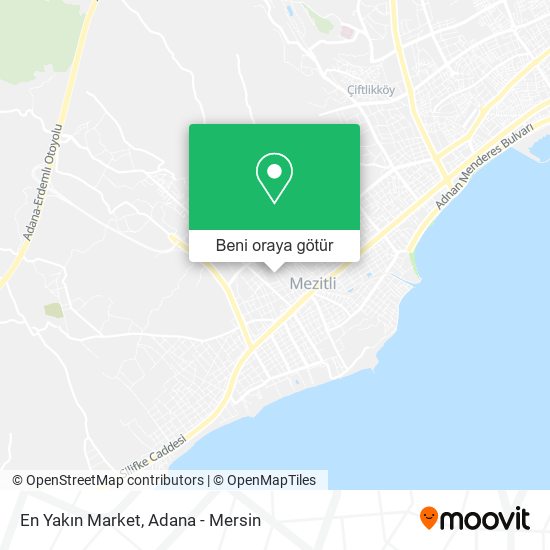 En Yakın Market harita