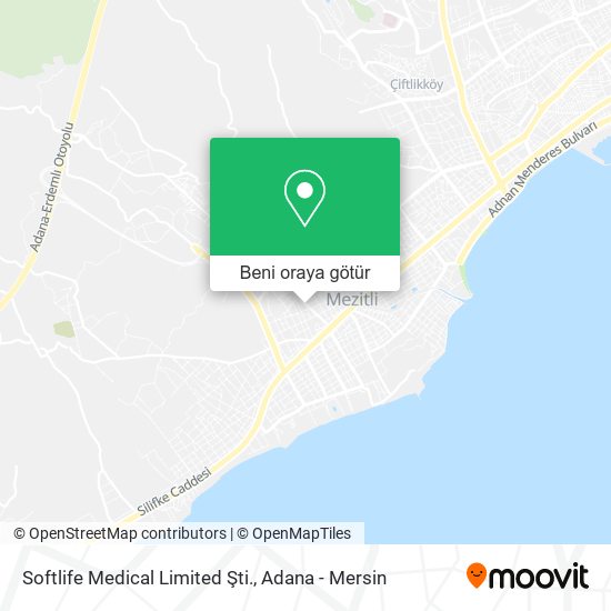Softlife Medical Limited Şti. harita