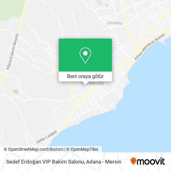 Sedef Erdoğan VIP Bakim Salonu harita