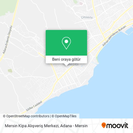 Mersin Kipa Alışveriş Merkezi harita