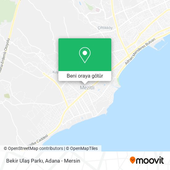 Bekir Ulaş Parkı harita