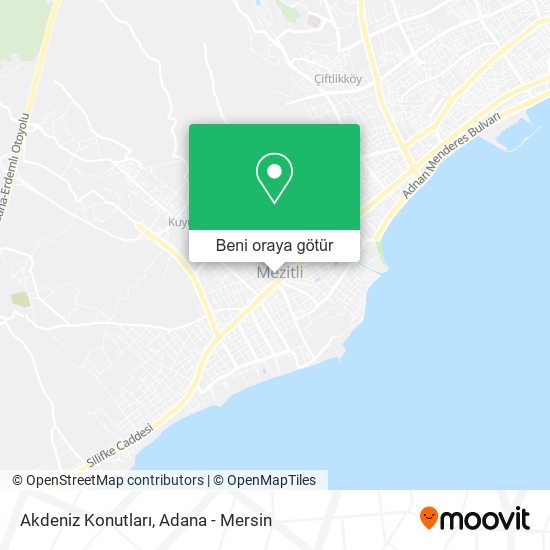 Akdeniz Konutları harita