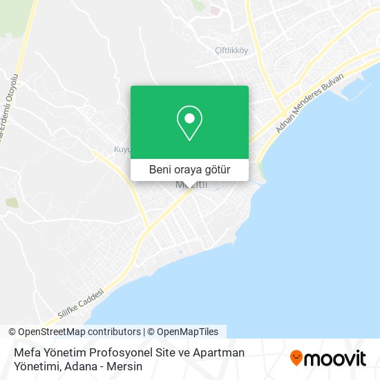 Mefa Yönetim Profosyonel Site ve Apartman Yönetimi harita