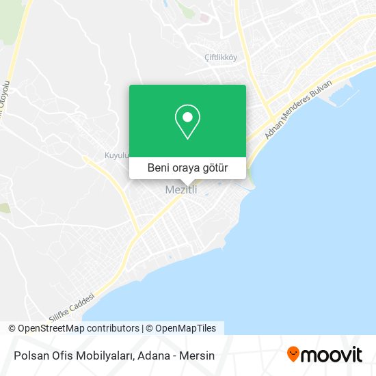 Polsan Ofis Mobilyaları harita