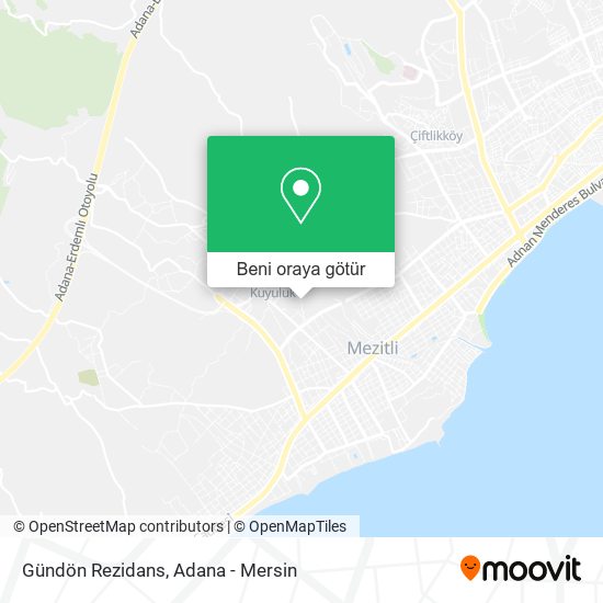 Gündön Rezidans harita