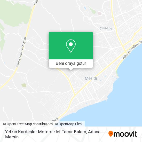 Yetkin Kardeşler Motorsiklet Tamir Bakım harita