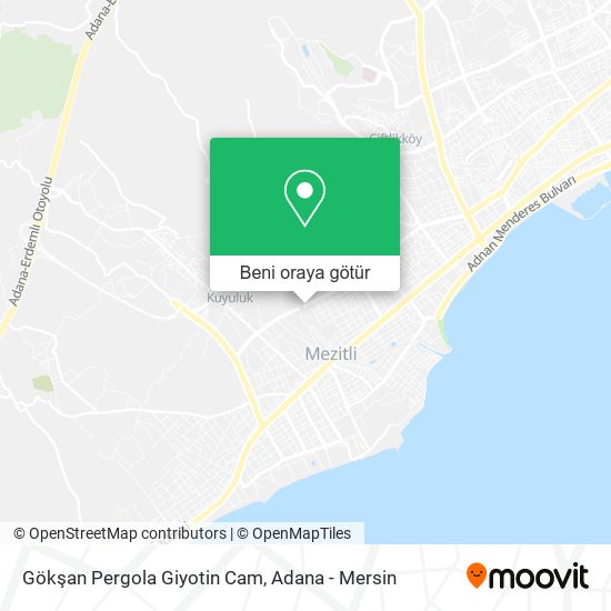 Gökşan Pergola Giyotin Cam harita