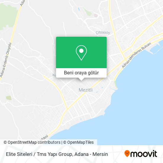 Elite Siteleri / Tms Yapı Group harita