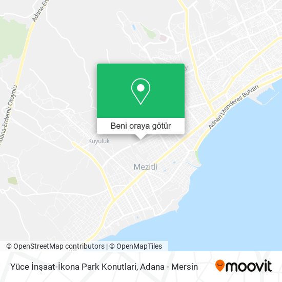 Yüce İnşaat-İkona Park Konutlari harita