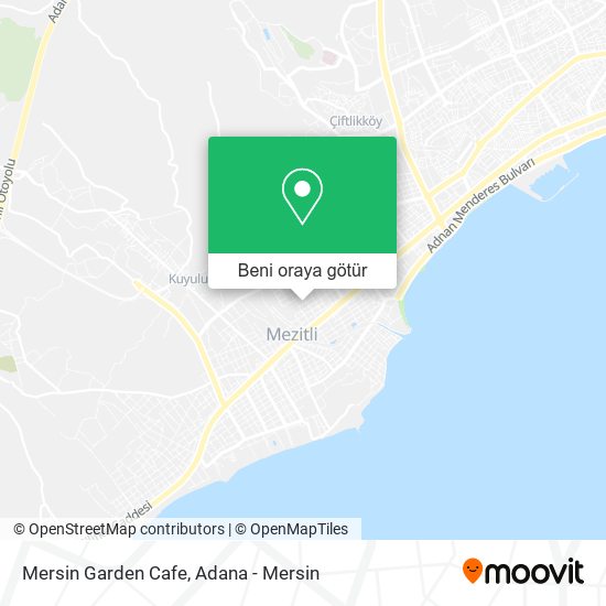 Mersin Garden Cafe harita