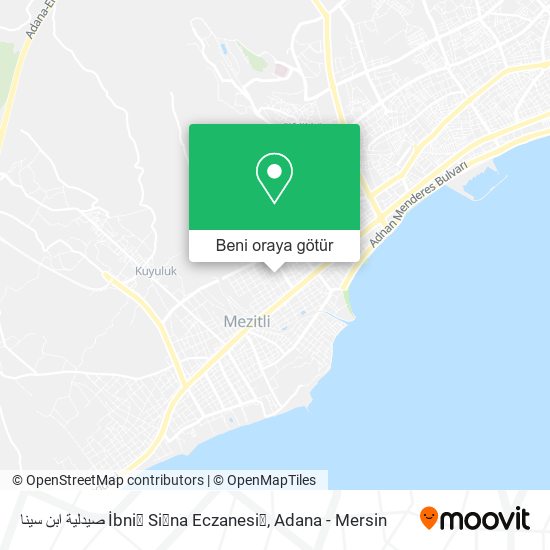 صيدلية ابن سينا İbni̇ Si̇na Eczanesi̇ harita