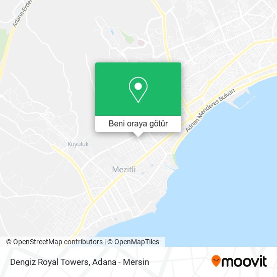 Dengiz Royal Towers harita