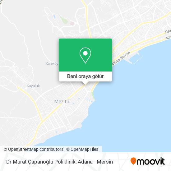 Dr Murat Çapanoğlu Poliklinik harita
