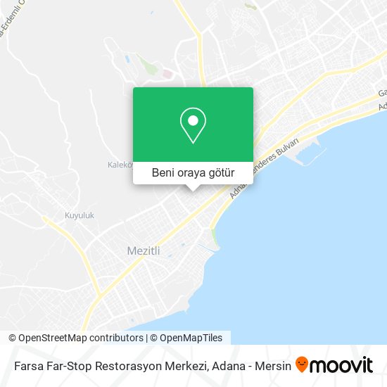 Farsa Far-Stop Restorasyon Merkezi harita