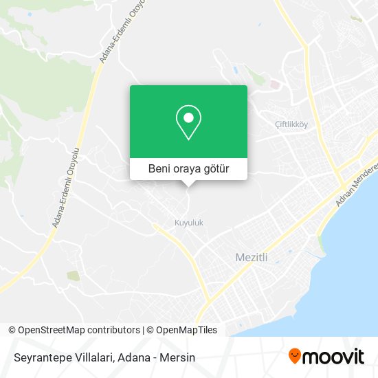 Seyrantepe Villalari harita