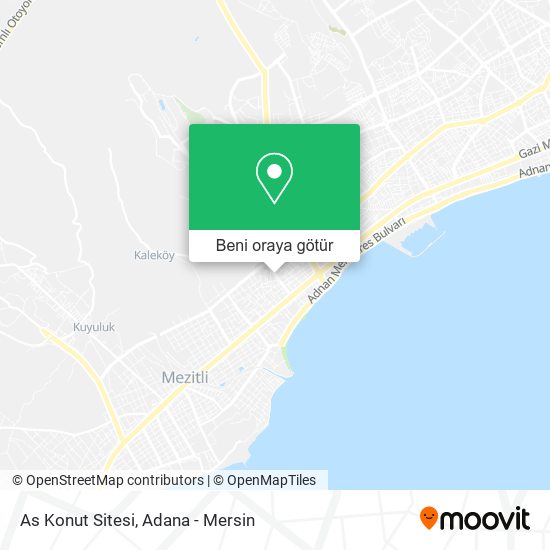 As Konut Sitesi harita