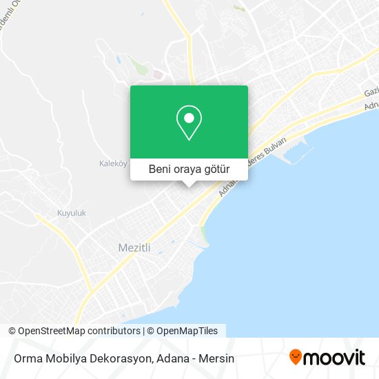 Orma Mobilya Dekorasyon harita