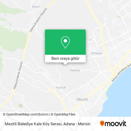 Mezitli Belediye Kale Köy Serası harita