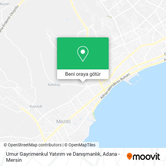 Umur Gayrimenkul Yatırım ve Danışmanlık harita