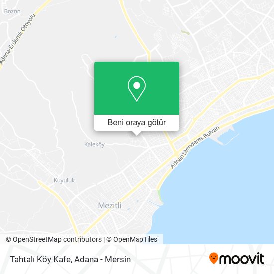 Tahtalı Köy Kafe harita