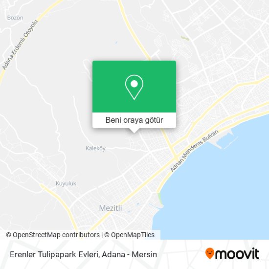 Erenler Tulipapark Evleri harita