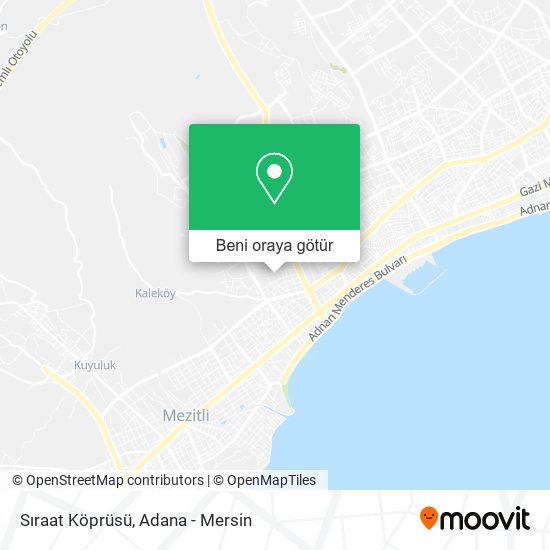 Sıraat Köprüsü harita