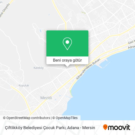 Çiftlikköy Belediyesi Çocuk Parkı harita
