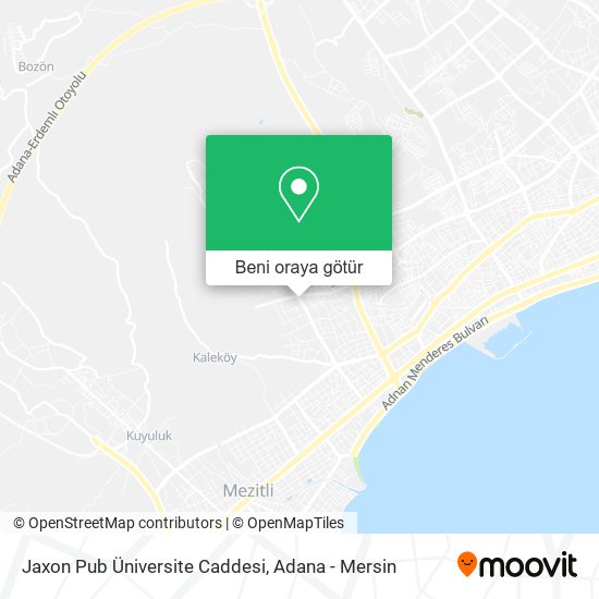 Jaxon Pub Üniversite Caddesi harita