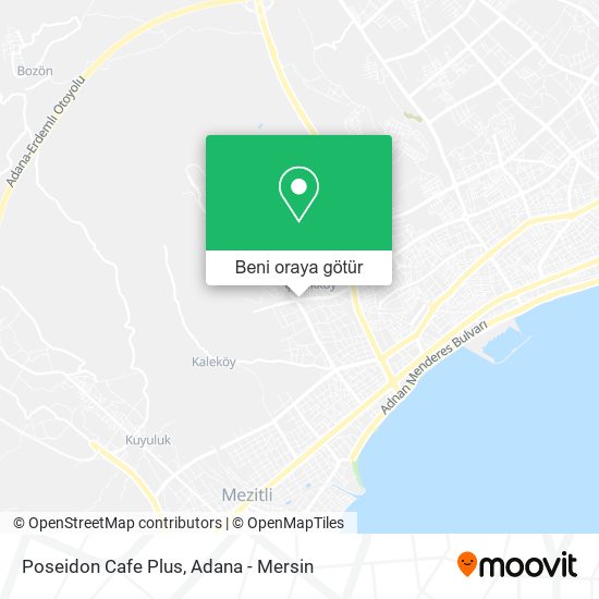 Poseidon Cafe Plus harita