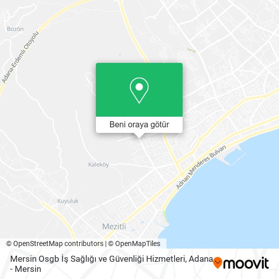 Mersin Osgb İş Sağlığı ve Güvenliği Hizmetleri harita