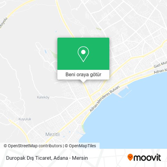 Duropak Dış Ticaret harita