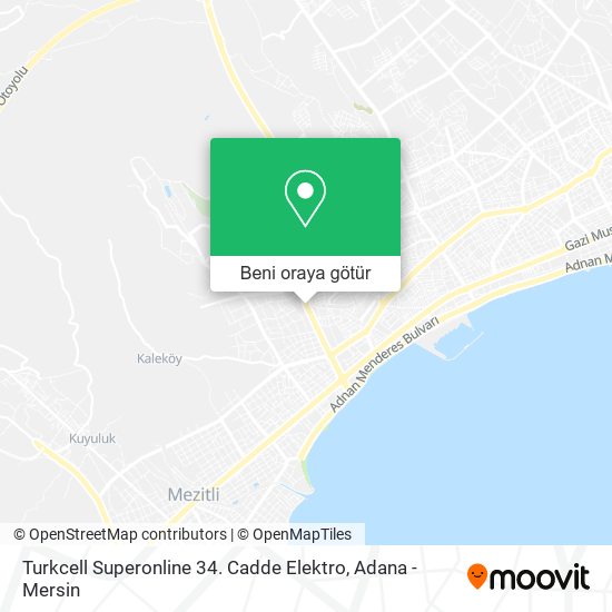 Turkcell Superonline 34. Cadde Elektro harita